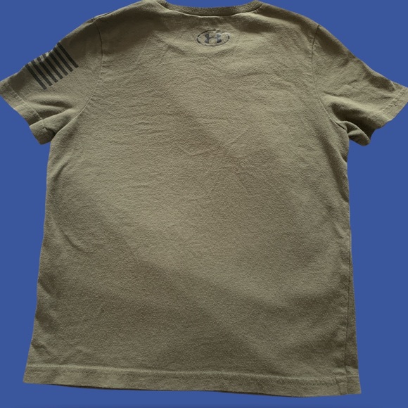 UNDER ARMOUR Freedom United States OF America Youth XS Tee Shirt Military - Picture 6 of 9